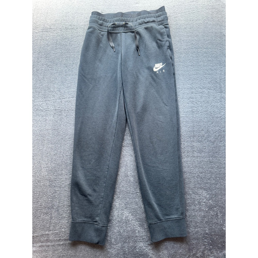 Nike Air Mens Fleece Joggers Gray Tapered Sweatpants Small BV5147-071